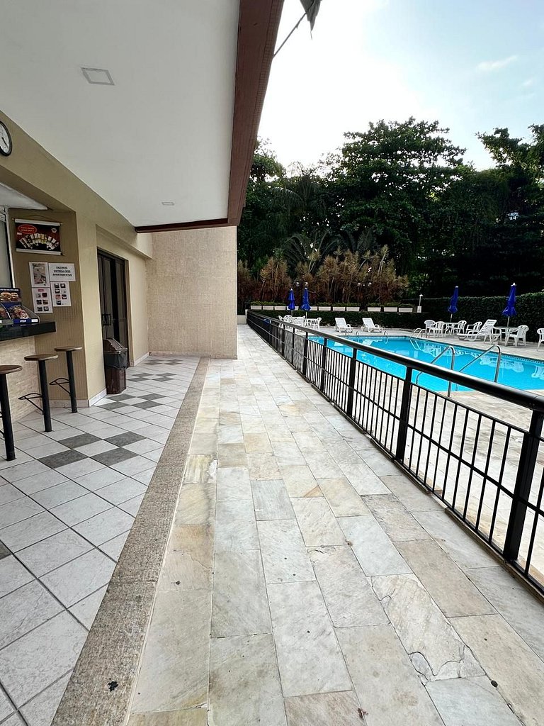 Aproveite o melhor da Barra da Tijuca. 2 quartos com piscina