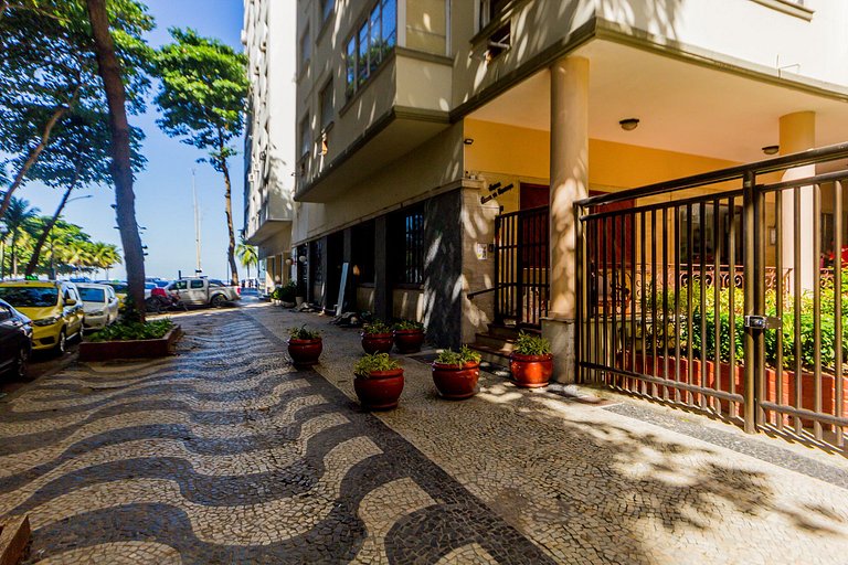 Esquina da Praia de Copacabana, 3 quartos confortáveis, wi f