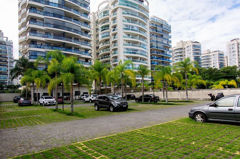 Linda Cobertura colada ao Parque Olímpico, 2 quartos, varand