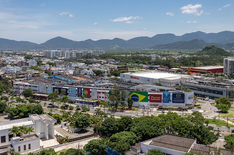 Rock in Rio do lado, vista espetacular, quarto e sala, wi fi